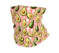 Lindo Estampado De Aguacate Cuello Bufanda Respirable Bufanda Facial Lavable Calentador De Cuello para Mujer Adulto Antideslizante Pasamontañas