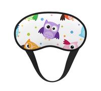 Lindo estampado de búho, Cubiertas oculares completas, antifaces para dormir que bloquean la luz, orejeras opacas para dormir