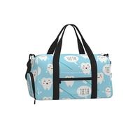 Lindo Estampado de Dentista higienista Dental en Azul,Bolso Deportivo Bandolera de Mano, Bolsa de Deporte, Bolsa de Viaje de Gran Capacidad para Mujeres y Hombres.