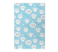Lindo Estampado de Dentista higienista Dental en Azul, Rompecabezas de 1000 Piezas, Rompecabezas de Madera para Toda la Familia, decoración de Pared para Adultos y Adolescentes.
