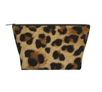 Lindo Estampado de Leopardo., Bolsa de artículos de tocador Bolsa de Maquillaje Bolsa de cosméticos Bolsa de artículos de tocador de Viaje portátil