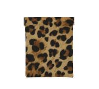 Lindo Estampado de Leopardo., Squeeze Top Wallet Bolsa de Almacenamiento para Mujer Monedero pequeño Bolsa de Cambio