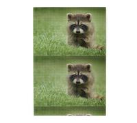 Lindo Estampado de Mapache a la Moda, Rompecabezas de 1000 Piezas, Rompecabezas de Madera para Toda la Familia, decoración de Pared para Adultos y Adolescentes.