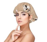 Lindo estampado de mapache,Gorro de dormir de satén para adultos - Gorro de dormir elástico para mujer, cubrecabello nocturno