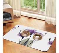 Lindo Estampado de ovejas de Animales,Tapete Impermeable para Comida de Mascotas, manteles Individuales para Comida y Agua para Perros y Gatos, tapetes de Cuero sintético para Comida.,40x60cm