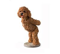 Lindo estante de vino para perros, muebles de cocina, comedor, soporte para botellas, bar, gabinetes de vino, vitrina, estante para decoración del hogar (color: marrón)