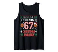Lindo Este MI Feo 67 Jersey DE Navidad Meme Six Seven Brain Camiseta sin Mangas