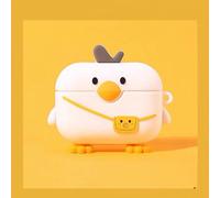 Lindo estuche de pato para AirPod Pro/Pro 2 Gen Cases 2022 Funny 3d Cartoon Kawaii Cool Pods Pro Pro 2nd Generation Silicone Cajones para Apple AirPo