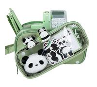 Lindo estuche para lápices Panda, estuche para lápices,Estuche de almacenamiento para lápices Bolsa Panda de gran capacidad | Organizador de papelería portátil para estudiantes de secundaria para regl