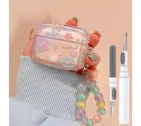 Lindo estuche transparente para AirPod Pro/Pro 2 Gen Cases 2019/2022/2023 Funny Rabbit & Flower Kawaii Apple Airpod Pro 2nd/1st Generation Cover with