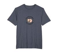 Lindo Experto en Siestas felinas para Gatos Camiseta, Hombre Tallas Grandes, Azul Jaspeado, 3X Alto