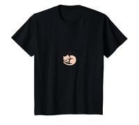 Lindo Experto en Siestas felinas para Gatos Camiseta, Niños, Negro, 4 años
