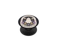 Lindo Fantasma Abeja Floral Halloween Humor Pastel gótico PopSockets PopGrip Adhesivo