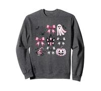 Lindo fantasma de Halloween con lazos casa embrujada Sudadera