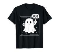 Lindo fantasma dice Boo Spooky Design Autumn Festival Fun Style Camiseta