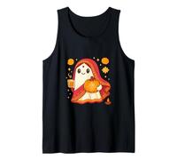 Lindo Fantasma Diwali con diseño de Chai y Calabaza Camiseta sin Mangas