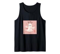 Lindo Fantasma Espeluznante Boo Halloween Fantasmas Temporada Espeluznante Camiseta sin Mangas