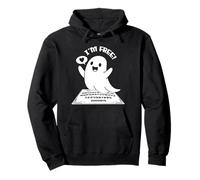 Lindo Fantasma Jugando Ouija Tablero Gótico Ouija Pagano Divertido Sudadera con Capucha