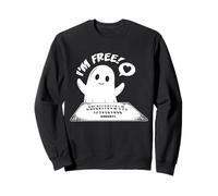 Lindo Fantasma Jugando Ouija Tablero Gótico Ouija Pagano Satánico Sudadera