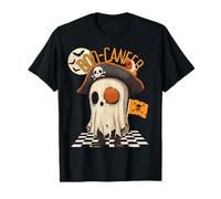Lindo Fantasma Pirata Halloween Divertido Disfraz ilustración Camiseta