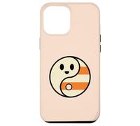 Lindo Fantasma Yin Yang Halloween Candy Corn Balance Diseño Carcasa para iPhone 12 Pro MAX