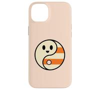 Lindo Fantasma Yin Yang Halloween Candy Corn Balance Diseño Carcasa para iPhone 14 Plus