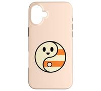 Lindo Fantasma Yin Yang Halloween Candy Corn Balance Diseño Carcasa para iPhone 16 Plus