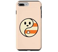 Lindo Fantasma Yin Yang Halloween Candy Corn Balance Diseño Carcasa para iPhone 7 Plus/8 Plus