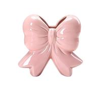 Lindo Florero - De Cerámica En Forma De 7 Pulgadas | Soporte para Brochas De Maquillaje Y Organizador De Escritorio Moderno para Mesa De Centro De Hierba De Pampa Seca, Repisa, Entrada, Sala De E