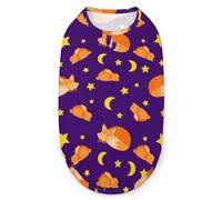 Lindo Fox withtar 3D Impreso Ropa para Perros Elegante Sin Mangas Chaleco Transpirable Pet Tank Top Teesweatshirt X-Large
