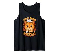 Lindo Gatito Amante de los Gatos Que me tenías en Miau Camiseta sin Mangas