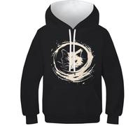 Lindo gatito Unisex Sudadera Niño con Capucha Impresión 3D Jersey Divertido Sudadera con Capucha Suéteres Sudaderas Top con Bolsillos 6-15 Años, Style-4, 10-12 años