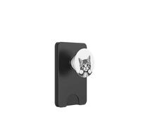 Lindo Gatito Valla boceto Gato Arte Divertido Curioso Gatito Illustr PopSockets PopWallet para MagSafe