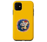 Lindo gato abrazando mermelada tostada desayuno divertido Carcasa para iPhone 11