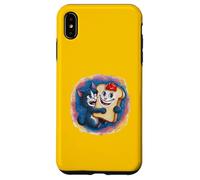 Lindo gato abrazando mermelada tostada desayuno divertido Carcasa para iPhone XS Max