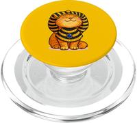 Lindo Gato Antiguo Dioses Egipcios Faraón Divertida Mitología Egipto PopSockets PopGrip para MagSafe