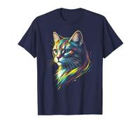 Lindo Gato Colorido para niñas y niños, Amantes de los Gatitos, Gatito artístico Camiseta