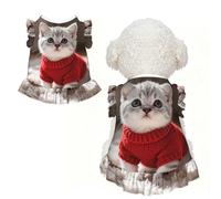 Lindo gato de pelo corto XL ropa para mascotas para perros pequeños, lindo traje de verano para cachorros, ropa suave y transpirable para mascotas para gatos