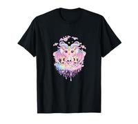 Lindo Gato gótico Baphomet Pastel Kawaii Espeluznante Arte Oculto Camiseta