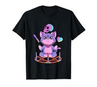 Lindo Gato gótico en Colores Pastel Camiseta
