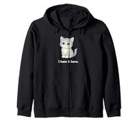 Lindo Gato I Hate It Here Kitty Regalos Divertidos para compañeros de Trabajo Sudadera con Capucha