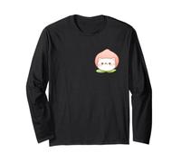 Lindo Gato melocotón Kawaii Neko-Chan corazón Patas ronroneo Miau Gatito Manga Larga