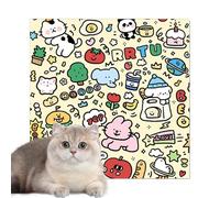 Lindo gato Pet Nail - Envoltura de aseo para gatos, envoltura de refugio para mascotas | 100 parches anti-rascarse y artefacto de fija anti-correr, envoltura adhesiva a
