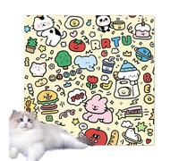 Lindo gato Pet Nail - Envoltura de aseo para gatos, envoltura de refugio para mascotas | 100 parches anti-rascarse y artefacto de fija anti-correr, envoltura adhesiva a
