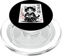 Lindo Gato Samurai bebé Kawaii clásico - Lindo japonés Sakura PopSockets PopGrip para MagSafe