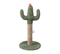 Lindo gato Scratcher, Green Post 60 x 30 x 30 cm, Vertical Natural Kitten Scratch Poles, Estable Nail Poles for All Indoor Kittens, Sturdy and Fun Toy