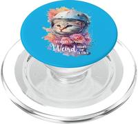 Lindo Gato, Tengo Que Decir Cosas Raras o moriré. PopSockets PopGrip para MagSafe