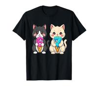 Lindo Gatos Kawaii Neko 67 Drip Meme Divertido Seis Siete Camiseta