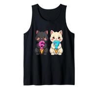 Lindo Gatos Kawaii Neko 67 Drip Meme Divertido Seis Siete Camiseta sin Mangas