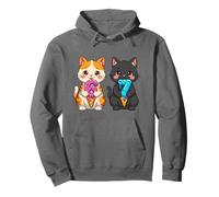Lindo Gatos Kawaii Neko 67 Drip Meme Divertido Seis Siete Sudadera con Capucha